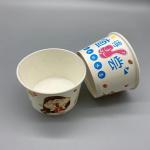 Food Grade Biodegradable Paper Bowls 100% Virgin Wood Pulp PE Coated for sale