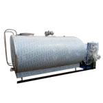 SUS304 Stainless Steel Milk Cooling Tank 500 ltr Customized Milk Juice Chiller for sale