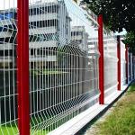 5ft Power Coated Welded Wire Security Fence 3D Curved Security Garden Fence for sale