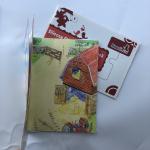 Offset Text Book Printing Services Paperboard Sticker Book Printing For Children