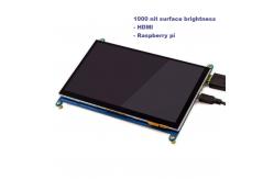 China Raspberry PI 7 Inch HDMI TFT LCD Display With Capacitive Touch Screen supplier