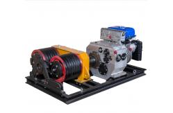 China Safe And Reliable Gas Engine Powered Winch With Trailer Can Match Honda supplier