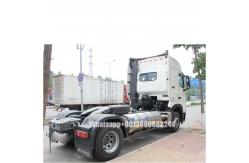 China Sinotruk HOWO 4*2  LNG Tractor   Drawing Head  Drawbar Train supplier