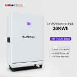 China Wholesale 400Ah Solar Power-wall Home Energy Storage System 20kw Lifepo4 Battery With 20Kwh 48V Lifepo4 Lithium Battery manufacturer