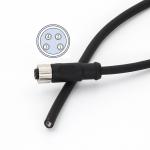 PVC Cable M8 Connector Pre Assembled Straight Female 4 Pin A Code IP67 for sale