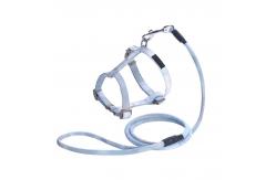 China Adjustable Pet Cat Vest Leash Gradual H Shaped Chest Strap Towing Rope supplier