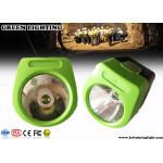 6000 Lux Cordless Mining Cap Lamps , 230mA 110 Lum Rechargeable Headlamp Led for sale