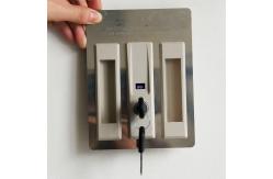 China SSS/PSS Plastic Sliding Door Lock With Hook Metal Furniture Use supplier