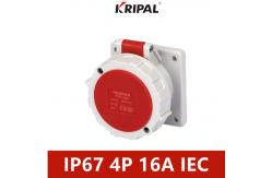 China 16A 3P 220V IP67 Waterproof Industrial Socket Universal IEC Standard supplier