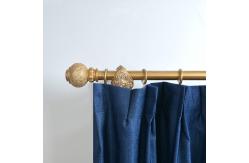 China Multiple Colour Retro Style 22MM Pipe Curtain Rods For Living Room supplier