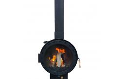 China Modern Wood Burning Fire Pits Easy Assembly Manual Ignition Carbon Iron fireplace supplier