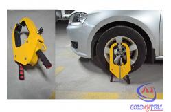 China Safety Medium sized Car Wheel Clamp / Tyre Lock , Patent design supplier