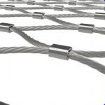 High Flexibility Stainless Steel Woven Wire Rope Mesh Knot for sale