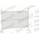 Black PVC Coated Temporary Construction Fence 2.9m Canada Temporary Fence for sale