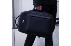 China Waterproof Custom Logo Laptop Backpack With RPET Recycle Fabric Material Eco Friendly supplier