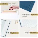Softshell Spiral Large Academic Planner Customization Night Blue