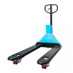 Mechanical Manual Hydraulic Pallet Lifter , Manual Pump Truck forklift with scale 2500kg for sale