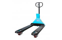 China Mechanical Manual Hydraulic Pallet Lifter , Manual Pump Truck forklift with scale 2500kg supplier