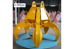 China Hydraulic Mini Excavator Rotating Grapple / Metal Scrap Grapple supplier