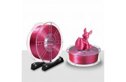 China PLA+ Filament Silk Rose Red  3D Printer Filament for Your Printing Needs supplier