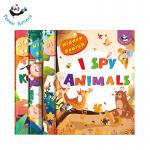 I Spy Animal Hide And Seek Book , Improve Focus Early Educational Toys for sale