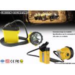 25000Lux 12Ah Corded Minining Cap Lamp with 4 Lighting Levels , 490g Lightweight Headlamp for sale