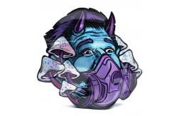 China Custom Special Shaped Pouch Holographic Die Cut Mylar Bag For Custom supplier