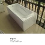 Sanitary Ware Freestanding Jacuzzi with Two-Side Skirts Acrylic Bathtub (BTQH001) for sale