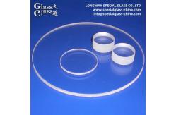 China Quartz Glass Window Lens Quartz Glass Disc For Camera And Laser supplier