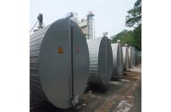 China Cylinder Shape Heating Speed Fast Asphalt Heating Tank With Bitumen Thermometer And Manhole supplier