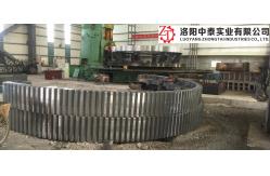 China Mill Girth Gear Cast Iron Custom Large Diameter Ring Gear Rotary supplier