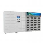 Fast Smart Intelligent Steel Refrigerated Locker Parcel For Food Delivery for sale