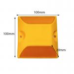 Roadway Safety G105 Led Strobe Solar Square Plastic Road Stud For Highway for sale