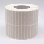 35mmx6mm Thermal Transfer Adhesive Label 1mil White Matte High Temperature Resistant With Polyimide