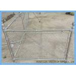High Precision Chain Link Security Fence Panels 3 Foot 50x50 Mm Mesh