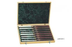 China 90mm Wood Lathe Tool Sets Graved Chisel Wood Carving Tool Sets supplier
