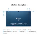 Windows 11 Touchscreen 2 In 1 Laptop Tablet With Pen Detachable Keyboard