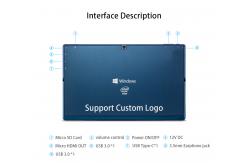 China Windows 11 Touchscreen 2 In 1 Laptop Tablet With Pen Detachable Keyboard supplier
