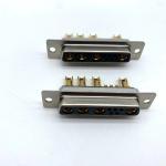 Automotive D SUB Power Connector 9W4 Female Solder Brass C3604 For Cable for sale