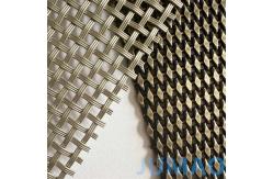 China Bronzed Architectural Mesh with Crimped Weaving in Vibrant Hues supplier