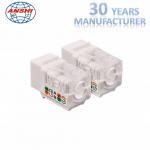 CAT6 CAT6A 90 Degree UTP RJ45 Keystone Jack For Network