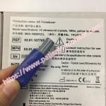 Edan F9 US Transducer Probe Double Slots 6 Pin Yellow 2.5m TPU IPX8 PN MS3-109301(C) for sale
