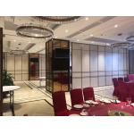 Satin Anodized Movable Partition Walls For School / Melamine Surface Sliding Wall Panels for sale