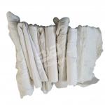 100% cotton 50LB Cut Reused White Sheetting Rags cutting pieces White Sheeting Rags for industrial for sale