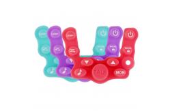 China Customized Walkie-Talkie Conductive Silicone Button According To The Drawing supplier