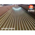 ASME SB111 C44300 / CuZn28Sn1 / CZ111 Brass Seamless Condenser Tube for sale