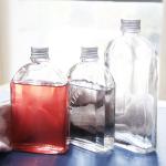 Top Quality Thickening Cold Beverage Liquor Glass Bottle With Aluminum Lid for sale