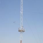 Corrosion Resistant Polygonal Face A572 Guyed Cell Tower