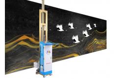 China Rail Liftable 3d Wall Printer , Automatic Wall Picture Painting Machine supplier