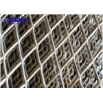 Heavy Black Steel Expanded Metal Mesh Sheet Catwalk Grating High Tensile for sale